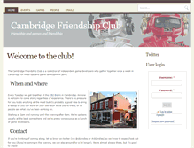 Tablet Screenshot of cambridgeindies.com